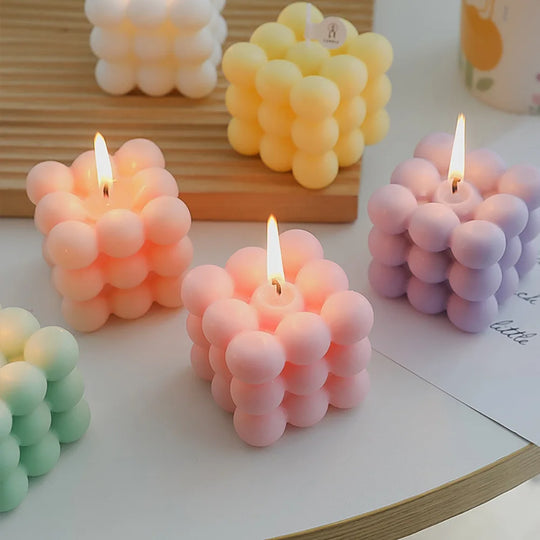 Bubble Cube Scented Soy Candle